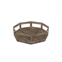 Overhang Round Railing